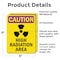 Signmission Radiation & Laser Sign, 7 in H x 5 in W, Vinyl Decal, Rectangle OS-2PACK-CR-D-57-V-10231 - alternate 3